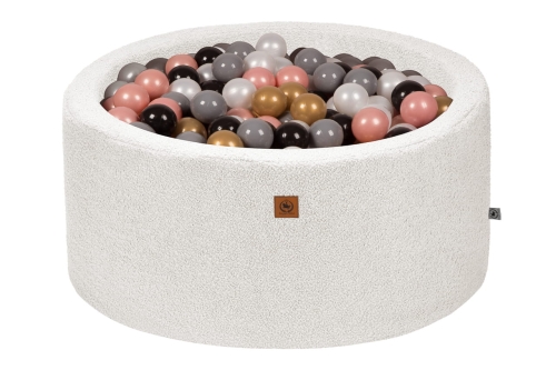 Basen z kulkami kremowy baranek | BOUCLE