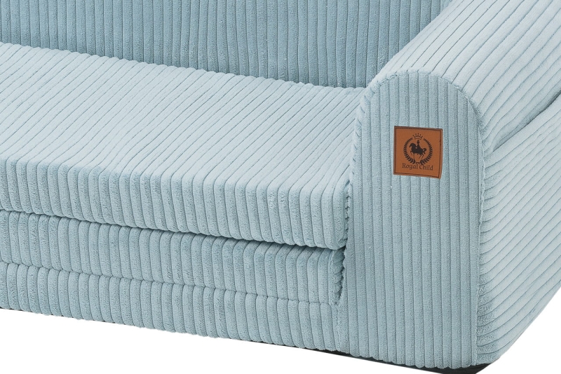 Sofa rozkładana dla dziecka baby blue sztruks