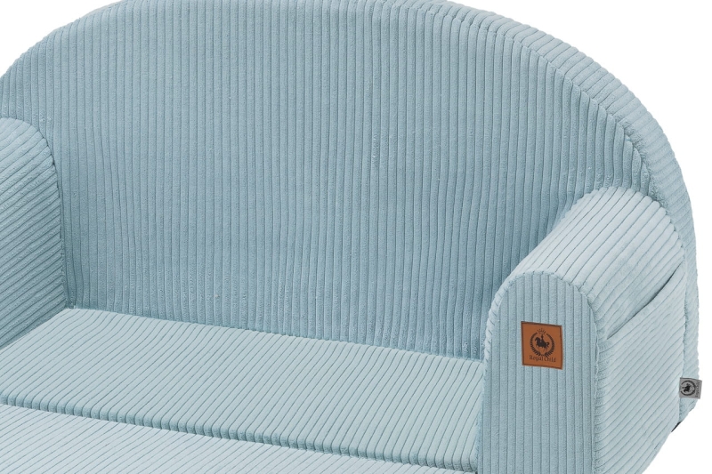 Sofa rozkładana dla dziecka baby blue sztruks