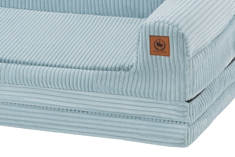Sofa rozkładana dla dziecka XXL baby blue sztruks