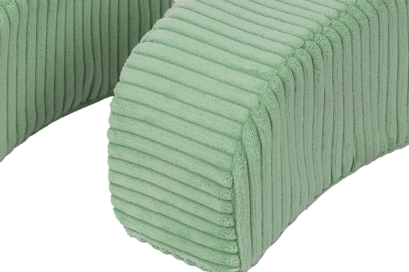 Fotel dla dziecka XXL khaki sztruks