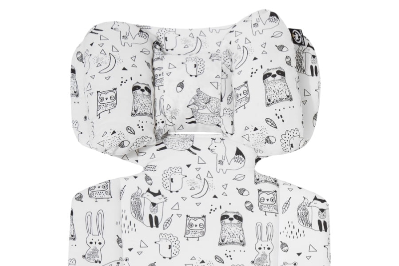 Wkładka do fotelika MEMORY- skandynawskie biało czarne wzory