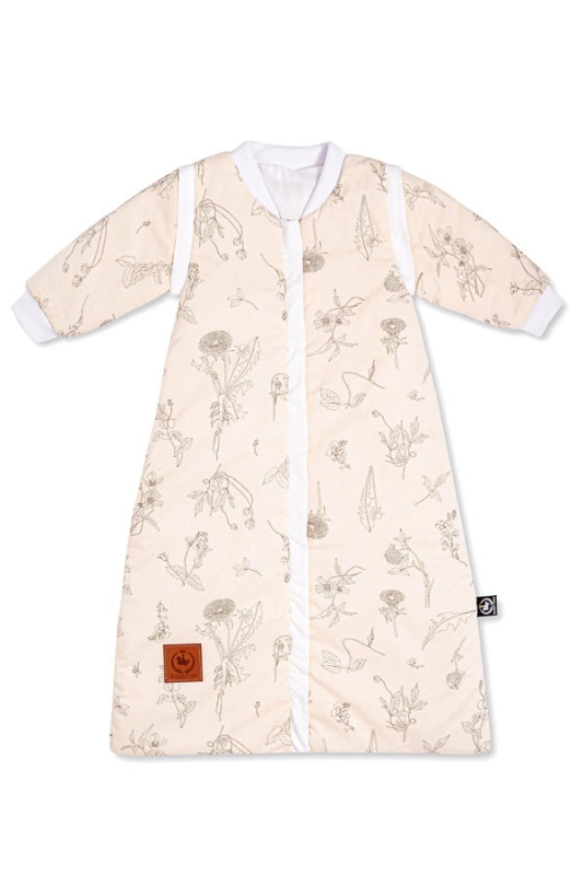 Śpiworek bawełniany od 0 do 1 lat kwiat Lnu bawełna PREMIUM