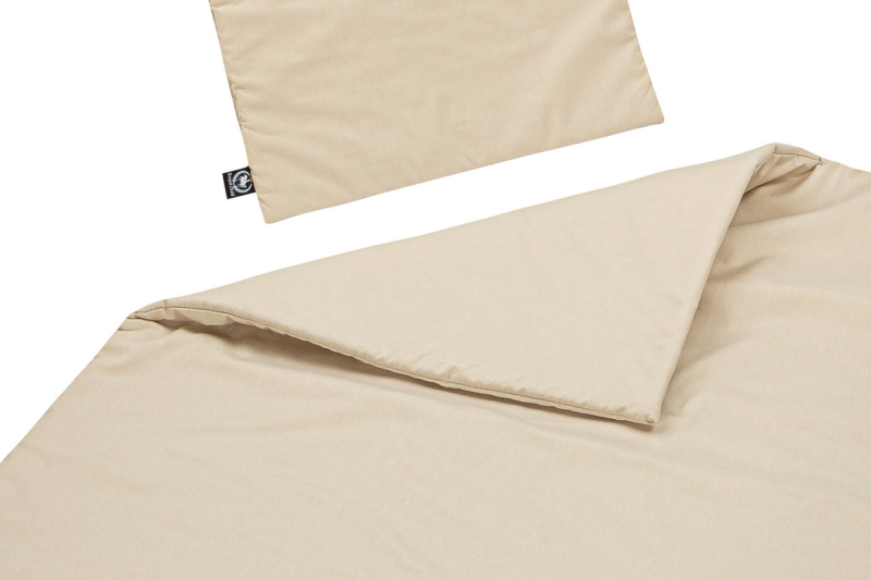 Pościel z wypełnieniem 75x100 z poduszką kremowa